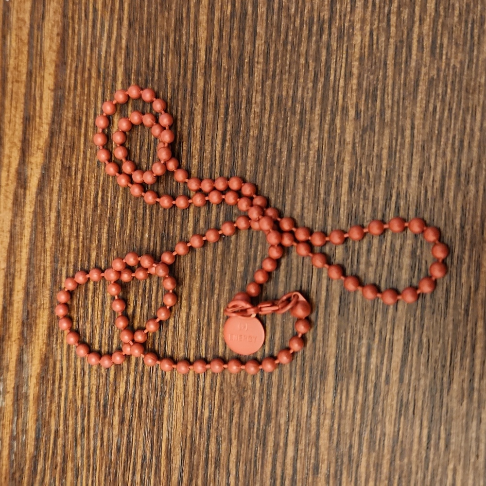 Alex and Ani burnt red necklace
